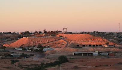 Coober Pedy Town view